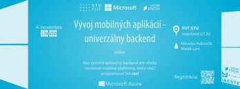 Vývoj mobilných aplikácií - univerzálny backend