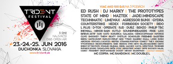 Až 3 dni drum&bassu na Duchonke – TRIDENT FESTIVAL 2016