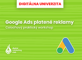 Google Ads platené reklamy - workshop