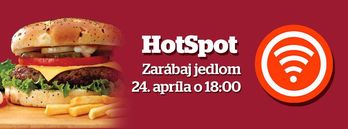 Hotspot: Zarábaj jedlom!